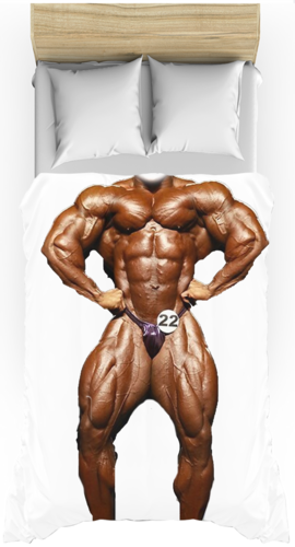 Bed Cover Muscle Man